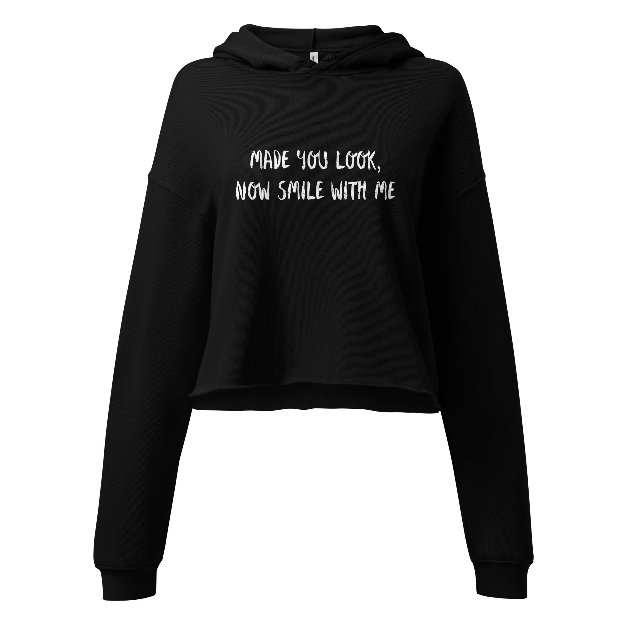 Made You Look Crop Hoodie